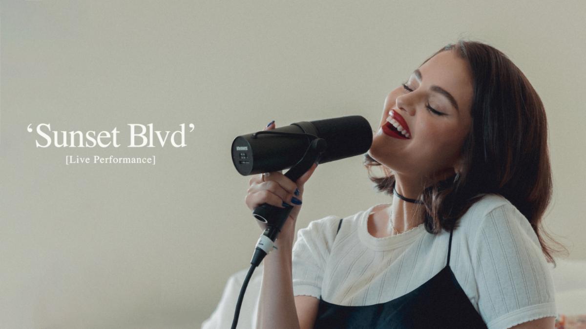 Selena Gomez and benny blanco Invite Fans Into Their Home for “Sunset Blvd” Vevo Performance